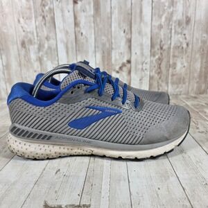 Brooks Adrenaline GTS 20 Grey Blue Running‎ Shoes Mens 9 Extra Wide 4E